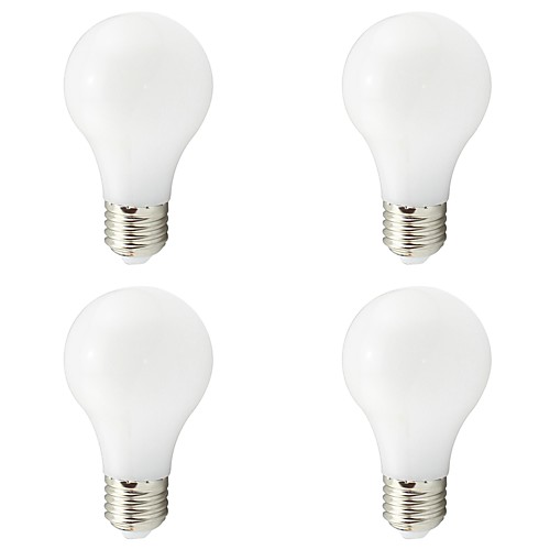 

4шт 4 W 400-500 lm E26 / E27 Круглые LED лампы A19 20 Светодиодные бусины SMD Тёплый белый Белый 12-24 V
