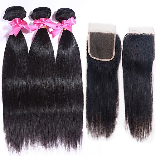 3 комплекта с закрытием Бразильские волосы Прямой 100% Remy Hair Weave Bundles Человека ткет Волосы Пучок волос One Pack Solution 8-20 дюймовый Естественный цвет Ткет человеческих волос
3 комплекта с закрытием Бразильские волосы Прямой 100% Remy Hair Weave Bundles Человека ткет Волосы Пучок волос One Pack Solution 8-20 дюймовый Естественный цвет Ткет человеческих волос