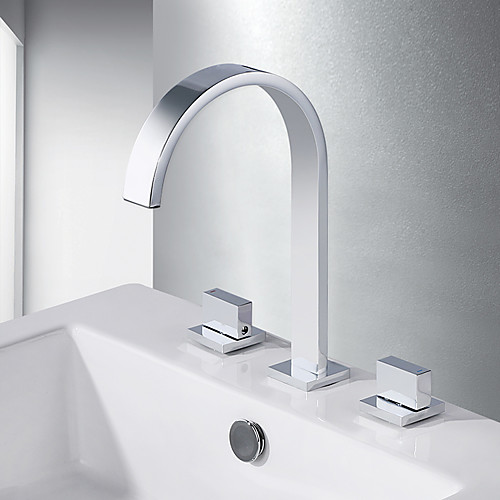 Ванная раковина кран - Водопад Хром Разбросанная Две ручки три отверстияBath Taps
Ванная раковина кран - Водопад Хром Разбросанная Две ручки три отверстияBath Taps