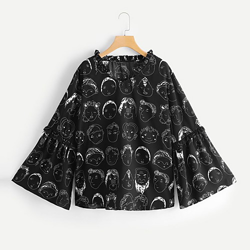 Жен. Футболка Хлопок, V-образный вырез Геометрический принт Черный XXL
Жен. Футболка Хлопок, V-образный вырез Геометрический принт Черный XXL