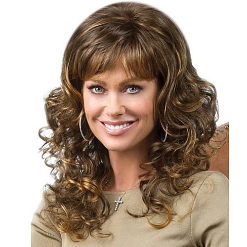 Парики из искусственных волос / Чёлки Кудрявый / Спиральный завиток Стиль Свободная часть Без шапочки-основы Парик Золотистый Блондинка / Фиолетовый Искусственные волосы 28 дюймовый Жен.
Парики из искусственных волос / Чёлки Кудрявый / Спиральный завиток Стиль Свободная часть Без шапочки-основы Парик Золотистый Блондинка / Фиолетовый Искусственные волосы 28 дюймовый Жен.