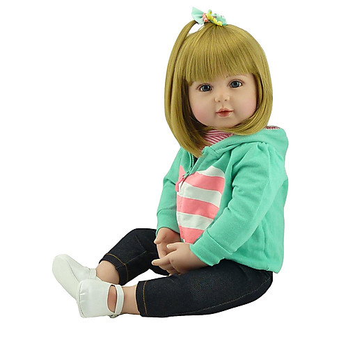 NPKCOLLECTION Reborn Doll Baby Baby Girl 20 inch Gift Hand Made Artificial Implantation Blue Eyes Kid's Girls' Toy Gift
NPKCOLLECTION Reborn Doll Baby Baby Girl 20 inch Gift Hand Made Artificial Implantation Blue Eyes Kid's Girls' Toy Gift
