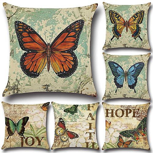 1 pcs Cotton / Linen Pillow Case, Butterfly 3D Print Modern Style Traditional / Classic Pastoral Style
1 pcs Cotton / Linen Pillow Case, Butterfly 3D Print Modern Style Traditional / Classic Pastoral Style