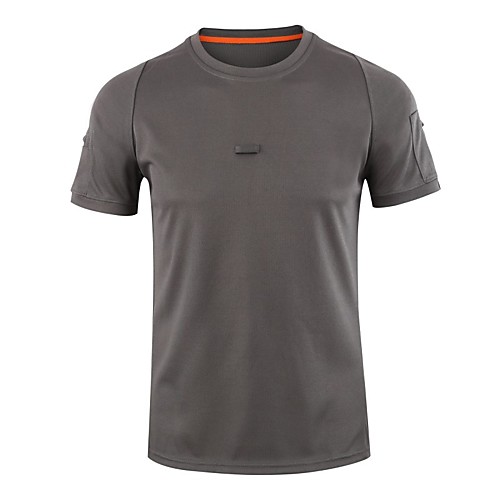 Esdy Men's Hiking Tee shirt Short Sleeve Outdoor Quick Dry Moisture Wicking High Elasticity Tee / T-shirt Top Summer Cotton Blend Crew Neck Fishing Climbing Camping / Hiking / Caving Army Green Grey
Esdy Men's Hiking Tee shirt Short Sleeve Outdoor Quick Dry Moisture Wicking High Elasticity Tee / T-shirt Top Summer Cotton Blend Crew Neck Fishing Climbing Camping / Hiking / Caving Army Green Grey
