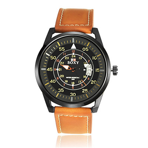 Муж. Спортивные часы Кварцевый Стеганная ПУ кожа Черный / Коричневый Календарь Повседневные часы Крупный циферблат Аналоговый На каждый день На открытом воздухе - Черный Коричневый
Муж. Спортивные часы Кварцевый Стеганная ПУ кожа Черный / Коричневый Календарь Повседневные часы Крупный циферблат Аналоговый На каждый день На открытом воздухе - Черный Коричневый