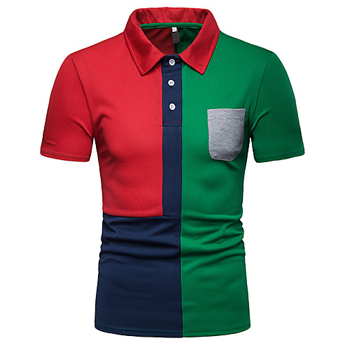 Men's Holiday Going out Basic / Chinoiserie Polo - Color Block / Check Patchwork / Print Purple
Men's Holiday Going out Basic / Chinoiserie Polo - Color Block / Check Patchwork / Print Purple
