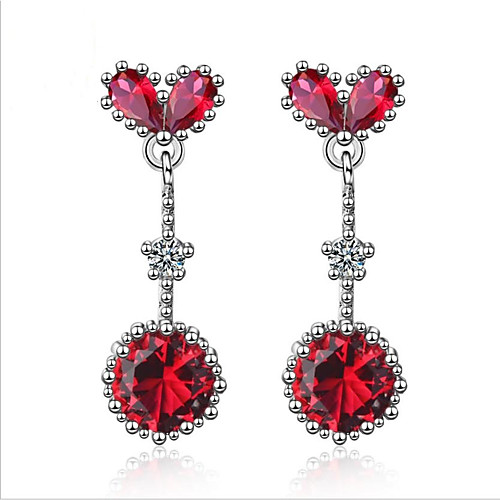 Жен. Серьги-гвоздики Серьги-кольца Стерлинговое серебро S925 Серьги Бижутерия Красный Назначение Свадьба Повседневные 1 пара
Жен. Серьги-гвоздики Серьги-кольца Стерлинговое серебро S925 Серьги Бижутерия Красный Назначение Свадьба Повседневные 1 пара