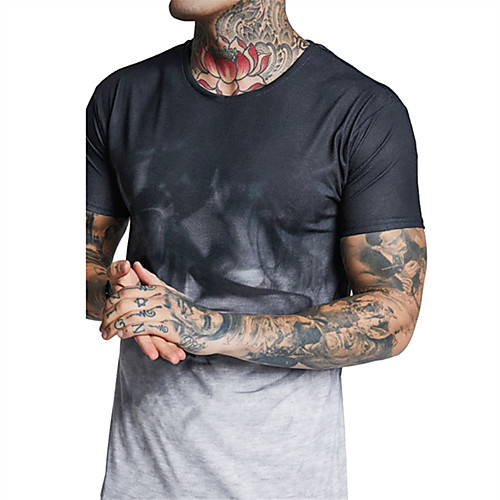 Муж. С принтом Футболка Однотонный / Контрастных цветов / Графика Синий XL
Муж. С принтом Футболка Однотонный / Контрастных цветов / Графика Синий XL