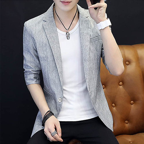 Муж. Блейзер, Однотонный Лацкан с тупым углом Хлопок / Полиэстер Черный / Розовый / Серый XL / XXL / XXXL
Муж. Блейзер, Однотонный Лацкан с тупым углом Хлопок / Полиэстер Черный / Розовый / Серый XL / XXL / XXXL