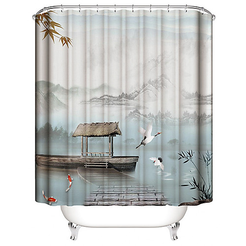 Shower Curtains & Hooks Contemporary Plastics / Polyester Waterproof / New Design
Shower Curtains & Hooks Contemporary Plastics / Polyester Waterproof / New Design