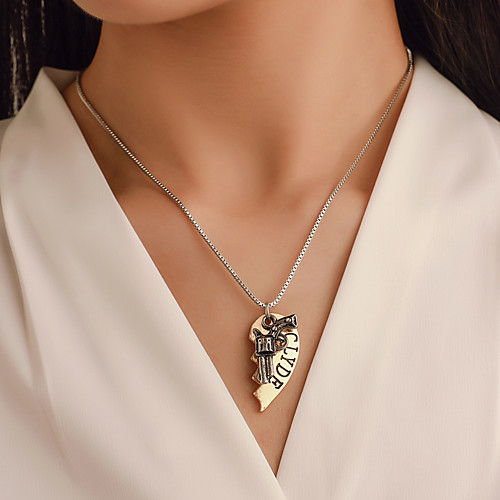 Women's Necklace Friends European Romantic Casual / Sporty Sweet Chrome Gold Silver 52 cm Necklace Jewelry 1pc For Street Festival
Women's Necklace Friends European Romantic Casual / Sporty Sweet Chrome Gold Silver 52 cm Necklace Jewelry 1pc For Street Festival