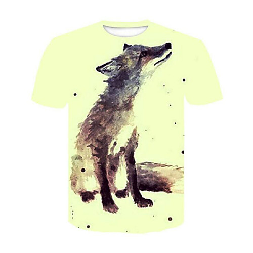 Муж. С принтом Большие размеры - Футболка Круглый вырез Классический 3D / Животное Бежевый XXL / С короткими рукавами
Муж. С принтом Большие размеры - Футболка Круглый вырез Классический 3D / Животное Бежевый XXL / С короткими рукавами