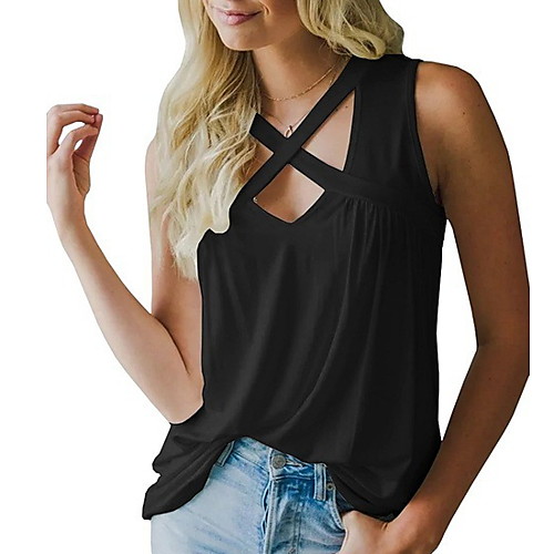 Жен. Футболка V-образный вырез Однотонный Белый L
Жен. Футболка V-образный вырез Однотонный Белый L