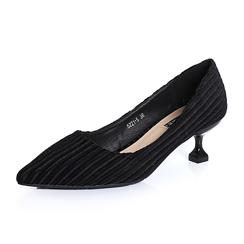 Жен. Полиуретан Весна & осень Милая / Минимализм Обувь на каблуках На каблуке-рюмочке Заостренный носок Черный / Розовый 
Жен. Полиуретан Весна & осень Милая / Минимализм Обувь на каблуках На каблуке-рюмочке Заостренный носок Черный / Розовый