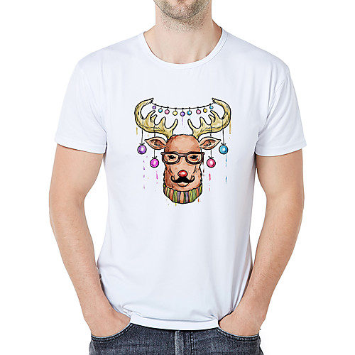 Муж. С принтом Большие размеры - Футболка Круглый вырез Тонкие Деловые / Элегантный стиль Однотонный / Графика / Мультипликация Белый XXL / С короткими рукавами
Муж. С принтом Большие размеры - Футболка Круглый вырез Тонкие Деловые / Элегантный стиль Однотонный / Графика / Мультипликация Белый XXL / С короткими рукавами