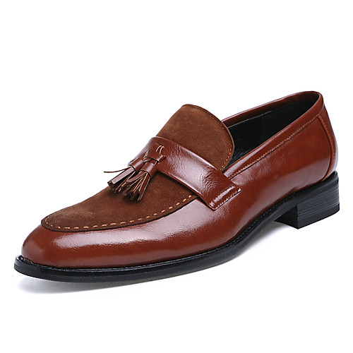 Men's Formal Shoes PU Spring & Summer / Fall & Winter Casual / British Loafers & Slip-Ons Black / Brown / Party & Evening
Men's Formal Shoes PU Spring & Summer / Fall & Winter Casual / British Loafers & Slip-Ons Black / Brown / Party & Evening
