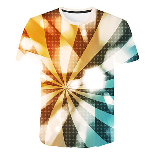 Men's Daily Sports Street chic / Exaggerated T-shirt - Geometric / Color Block / 3D Print Rainbow
Men's Daily Sports Street chic / Exaggerated T-shirt - Geometric / Color Block / 3D Print Rainbow