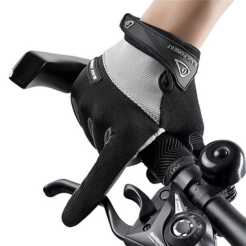 

Перчатки для велосипедистов Перчатки для сенсорного экрана Дышащий Противозаносный Пригодно для носки Полный палец Спортивные перчатки Махровая ткань Черный Красный Синий для Взрослые