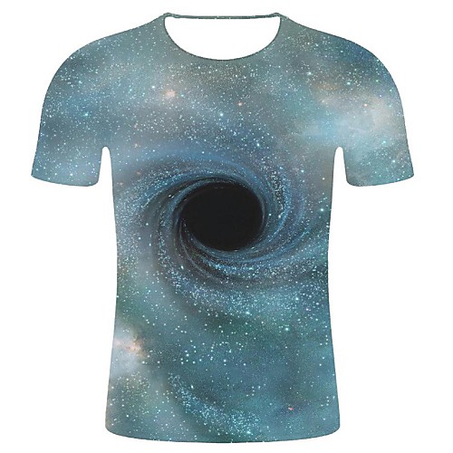 Муж. С принтом Большие размеры - Футболка Хлопок, Круглый вырез Галактика / 3D / Графика Синий XXL
Муж. С принтом Большие размеры - Футболка Хлопок, Круглый вырез Галактика / 3D / Графика Синий XXL