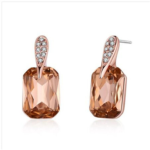 Women's Cubic Zirconia Drop Earrings Classic Joy Stylish Gold Plated Earrings Jewelry Gold / Blue For Party Daily 1 Pair
Women's Cubic Zirconia Drop Earrings Classic Joy Stylish Gold Plated Earrings Jewelry Gold / Blue For Party Daily 1 Pair