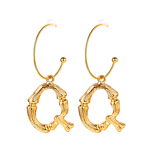 Жен. Серьги-слезки Серьги-кольца Буквы Простой модный Мода Позолота 18К Серьги Бижутерия Золотой Назначение градация Подарок Повседневные фестиваль 1 пара
Жен. Серьги-слезки Серьги-кольца Буквы Простой модный Мода Позолота 18К Серьги Бижутерия Золотой Назначение градация Подарок Повседневные фестиваль 1 пара