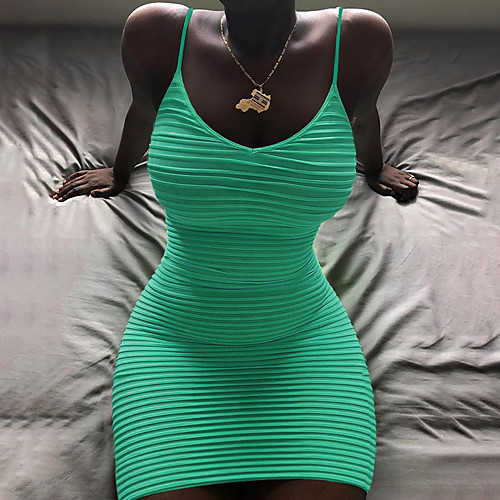 Women's Basic Bodycon Dress - Solid Colored Blushing Pink Yellow Green S M L XL
Women's Basic Bodycon Dress - Solid Colored Blushing Pink Yellow Green S M L XL