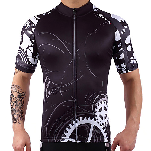 Men's Women's Short Sleeve Cycling Jersey Black Plus Size Bike Jersey Top Mountain Bike MTB Road Bike Cycling Sports Spandex 100% Polyester Lycra Clothing Apparel / Stretchy
Men's Women's Short Sleeve Cycling Jersey Black Plus Size Bike Jersey Top Mountain Bike MTB Road Bike Cycling Sports Spandex 100% Polyester Lycra Clothing Apparel / Stretchy