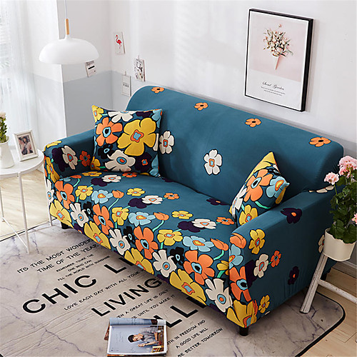 

Цветочные прочные мягкие высокие эластичные чехлы для диванов моющиеся спандекс чехлы для диванов