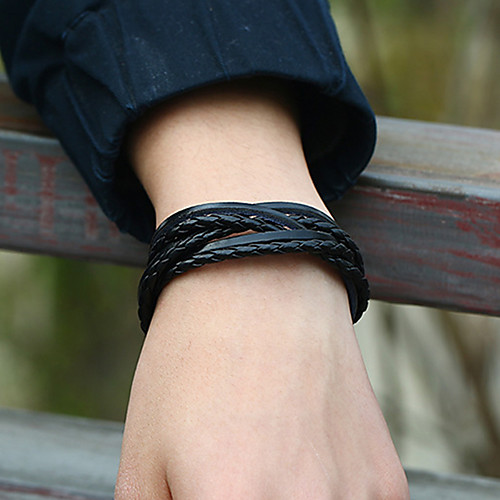 Муж. Винтаж Браслеты Серьги / Браслет Loom браслет Плетение благословенный Простой Классика Винтаж Этнический Мода Настоящая кожа Браслет Ювелирные изделия Черный Назначение
Муж. Винтаж Браслеты Серьги / Браслет Loom браслет Плетение благословенный Простой Классика Винтаж Этнический Мода Настоящая кожа Браслет Ювелирные изделия Черный Назначение