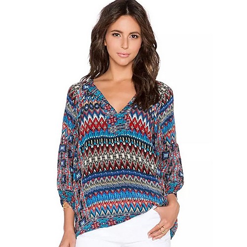 Жен. Рубашка Полоски Синий US6 
Жен. Рубашка Полоски Синий US6