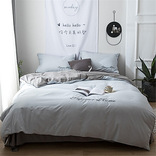 Пододеяльник наборы Однотонный Полиэстер / Хлопок Вышивка 4 предметаBedding Sets
Пододеяльник наборы Однотонный Полиэстер / Хлопок Вышивка 4 предметаBedding Sets