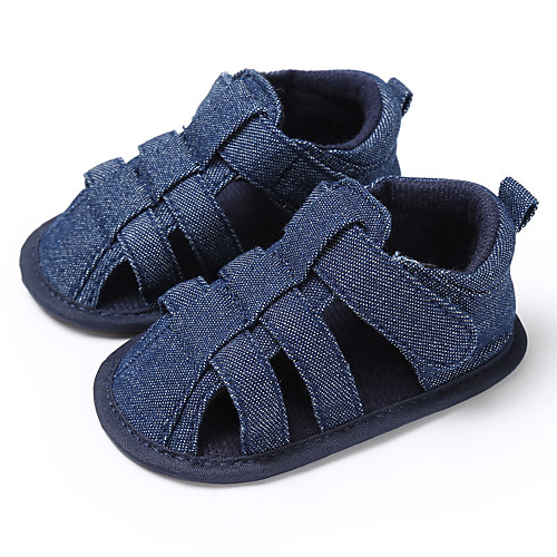 

Мальчики / Девочки Полотно Сандалии Малыш (9м-4ys) Обувь для малышей Серый / Миндальный / Тёмно-синий Лето