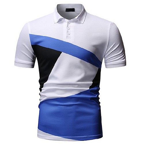 Муж. Polo Рубашечный воротник Контрастных цветов Белый XL / С короткими рукавами
Муж. Polo Рубашечный воротник Контрастных цветов Белый XL / С короткими рукавами