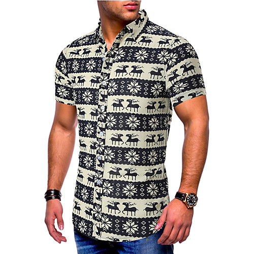 Муж. С принтом Рубашка Классический Контрастных цветов / Этно Черный XXXL
Муж. С принтом Рубашка Классический Контрастных цветов / Этно Черный XXXL