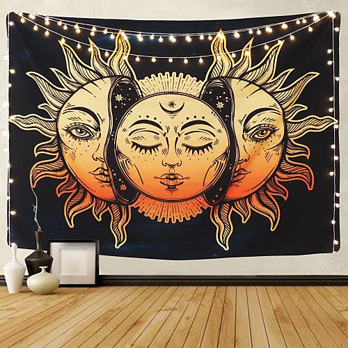 Psychedelic Tapestry Indian Moon and Sun with Many Fractal Faces Tapestry Celestial Energy Mystic Tapestries Wall Hanging Tapestry for Bedroom Living Room Dorm
Psychedelic Tapestry Indian Moon and Sun with Many Fractal Faces Tapestry Celestial Energy Mystic Tapestries Wall Hanging Tapestry for Bedroom Living Room Dorm