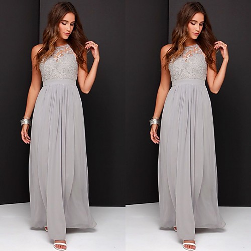 А-силуэт Круглый вырез В пол Шифон Платье для подружек невесты с Кружева от JUDY&JULIA
А-силуэт Круглый вырез В пол Шифон Платье для подружек невесты с Кружева от JUDY&JULIA