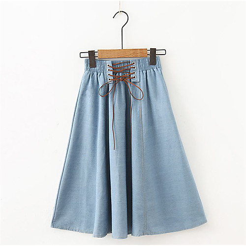 Жен. Активный / Уличный стиль А-силуэт Подол Однотонный 
Жен. Активный / Уличный стиль А-силуэт Подол Однотонный