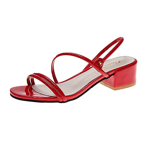 Жен. Сандалии На толстом каблуке Полиуретан Лето Бежевый / Красный / Зеленый
Жен. Сандалии На толстом каблуке Полиуретан Лето Бежевый / Красный / Зеленый