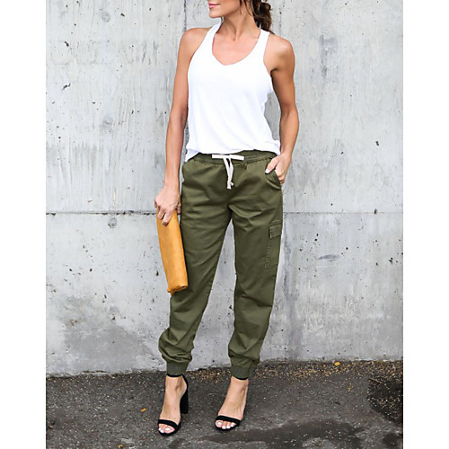 Жен. Спортивные Jogger / Чино Брюки - Однотонный Черный Военно-зеленный L XL XXL
Жен. Спортивные Jogger / Чино Брюки - Однотонный Черный Военно-зеленный L XL XXL