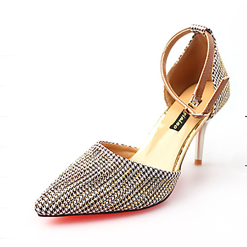 Жен. Сандалии Slingback На шпильке Полиуретан На каждый день Лето Золотой / Серебряный
Жен. Сандалии Slingback На шпильке Полиуретан На каждый день Лето Золотой / Серебряный