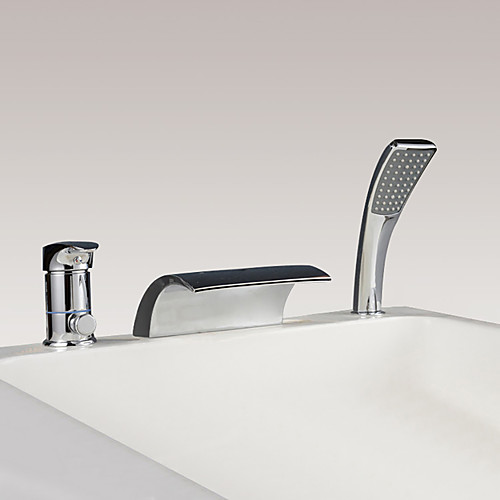 Смеситель для ванны - Современный Хром Разбросанная Керамический клапан Bath Shower Mixer Taps
Смеситель для ванны - Современный Хром Разбросанная Керамический клапан Bath Shower Mixer Taps