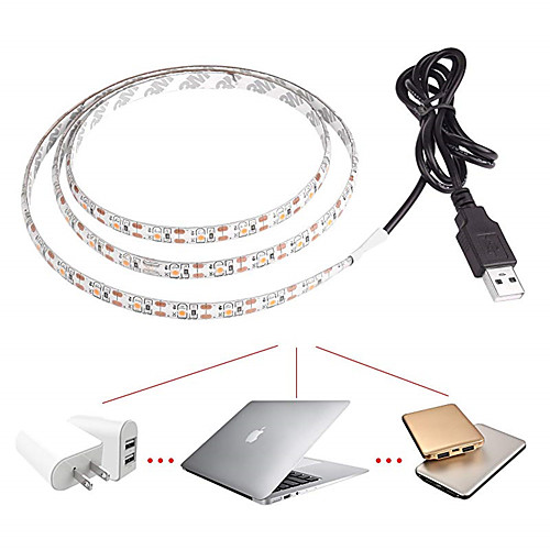 

KWB 3m Flexible Tiktok LED Strip Lights 180 LEDs SMD5050 10mm Warm White / White USB / New Design / Party 5 V 1 set