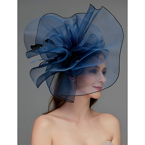Net Fascinators / Headdress / Headpiece with Feather / Flower / Trim 1 Piece Wedding / Special Occasion Headpiece
Net Fascinators / Headdress / Headpiece with Feather / Flower / Trim 1 Piece Wedding / Special Occasion Headpiece