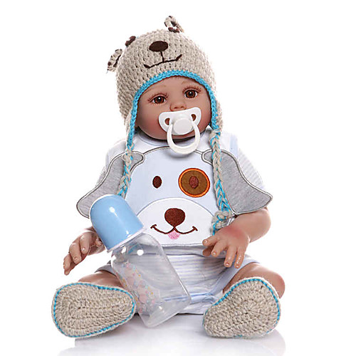 NPKCOLLECTION Reborn Doll Baby Baby Boy Baby Girl 20 inch Full Body Silicone Vinyl - Gift Hand Made Artificial Implantation Brown Eyes Kid's Boys' / Girls' Toy Gift
NPKCOLLECTION Reborn Doll Baby Baby Boy Baby Girl 20 inch Full Body Silicone Vinyl - Gift Hand Made Artificial Implantation Brown Eyes Kid's Boys' / Girls' Toy Gift