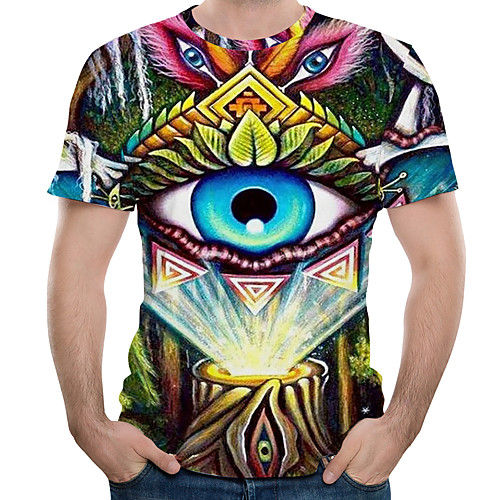Men's Daily Holiday Street chic / Exaggerated T-shirt - Color Block / 3D / Graphic Print Yellow
Men's Daily Holiday Street chic / Exaggerated T-shirt - Color Block / 3D / Graphic Print Yellow