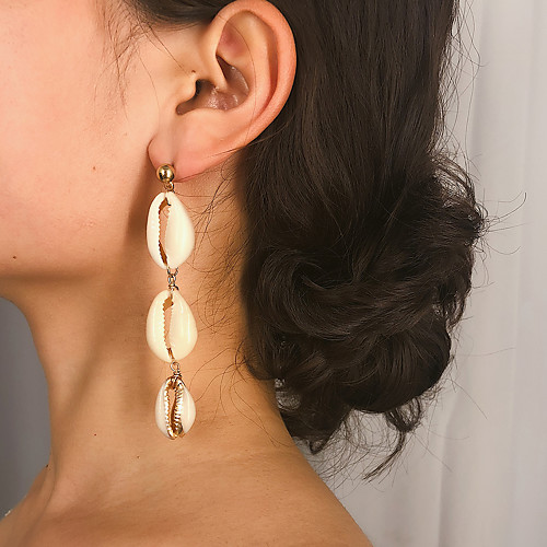 Women's Earrings Vintage Style Shell Shell Earrings Jewelry Gold For Party Gift Daily Holiday Club 1 Pair
Women's Earrings Vintage Style Shell Shell Earrings Jewelry Gold For Party Gift Daily Holiday Club 1 Pair