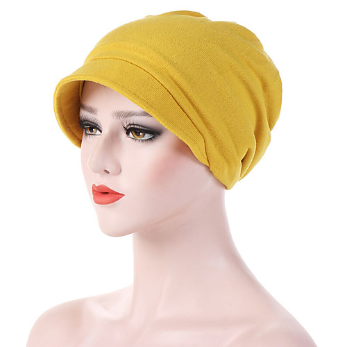

Yiwu pby_07no Модная шестиугольная шапка из хлопка с теплым ветрозащитным шлемом сплошного цвета с краями yellow_m (56-58см)