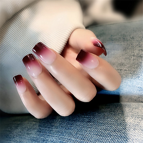 24pcs Plastic Artificial Nail Tips For Finger Nail Universal Romantic Series nail art Manicure Pedicure Stylish / Vintage Daily / Festival
24pcs Plastic Artificial Nail Tips For Finger Nail Universal Romantic Series nail art Manicure Pedicure Stylish / Vintage Daily / Festival