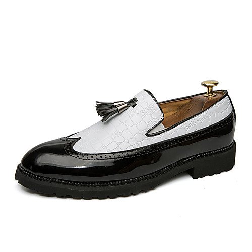 Men's Summer / Fall Business / Classic Daily Office & Career Loafers & Slip-Ons Faux Leather Non-slipping Wear Proof White / Black / Red / Tassel
Men's Summer / Fall Business / Classic Daily Office & Career Loafers & Slip-Ons Faux Leather Non-slipping Wear Proof White / Black / Red / Tassel