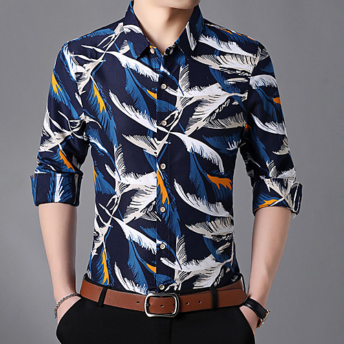 Men's Daily Weekend Basic / Elegant Shirt - Color Block / 3D / Abstract Navy Blue
Men's Daily Weekend Basic / Elegant Shirt - Color Block / 3D / Abstract Navy Blue